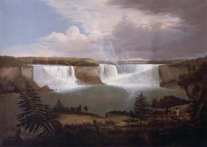Alvan Fisher A General View of the  Falls of Niagara Spain oil painting art